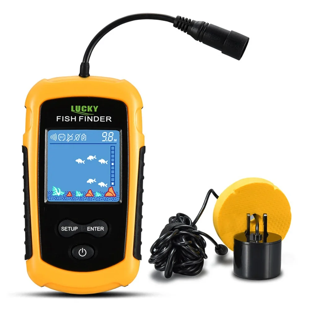 Fishing Depth Finder - Schermo LCD a colori fortunato Fish